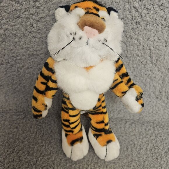 Vtg Exxon Gas/Oil Tiger Plush Stuffed Animal Ad Promo Steven Smith 10" - Picture 1 of 7